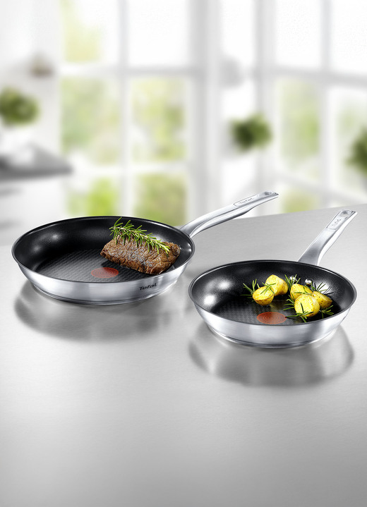 Töpfe & Pfannen - Tefal Edelstahl-Pfannen in Profi-Qualität, in Farbe EDELSTAHL, in Ausführung Pfanne 24 cm Ansicht 1