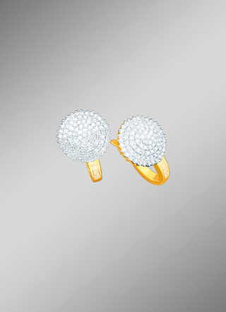 Hochwertige Ohrringe mit 188 Diamanten