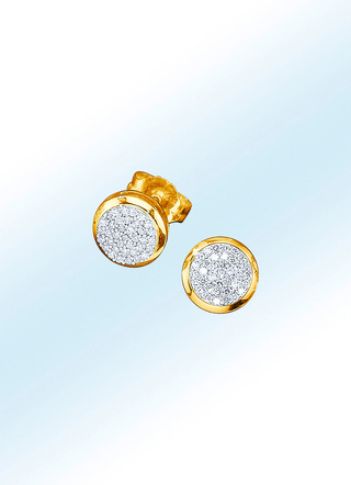 Ohrstecker mit 74 Diamanten
