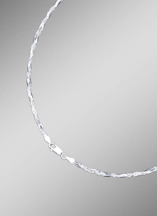 Halsketten - Diamantierte Topfkette mit Karabinerverschluss, in Farbe  Ansicht 1