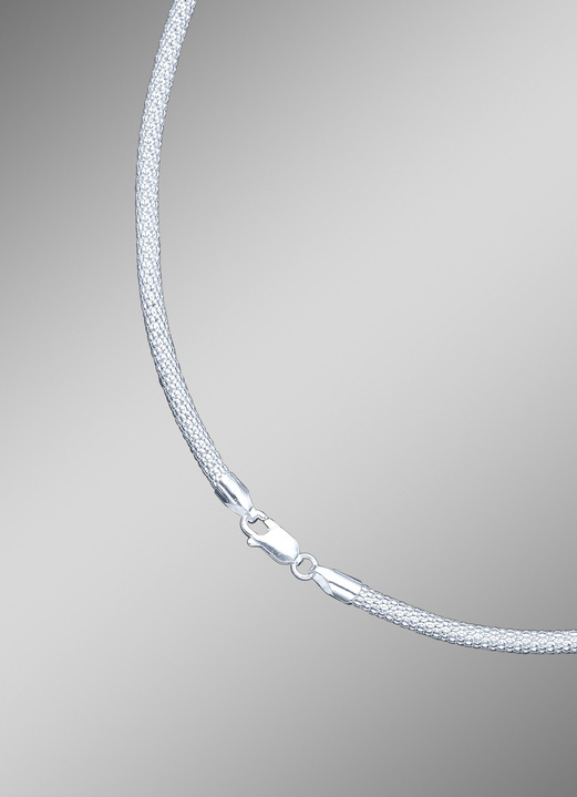 Halsketten - Schlangenketten-Garnitur mit Karabinerverschluss, in Farbe , in Ausführung Armband, Länge 19 cm Ansicht 1