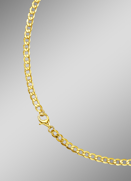Halsketten - Diamantierte Panzerkette, in Farbe  Ansicht 1