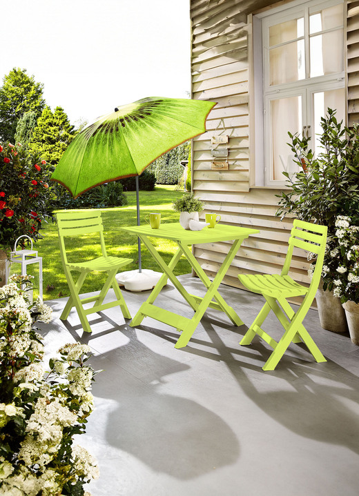 Garten - UV-beständiges Balkon-Set, 3-teilig, in Farbe LIMETTE Ansicht 1