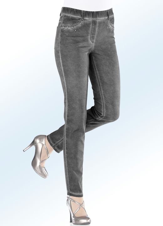 - Jegging-Jeans in 8 Farben, in Größe 017 bis 092, in Farbe GRAFIT