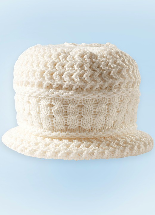 - Mollig warmer Hut, in Farbe WOLLWEISS