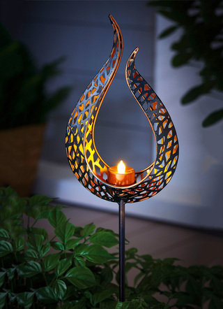 Solarfiguren für den Garten stimmungsvolle Leuchtdeko bei BADER
