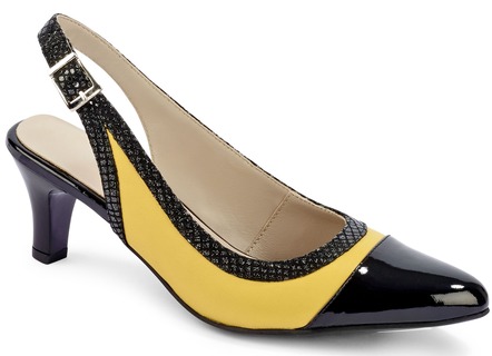 Sling-Pumps in eleganter Optik
