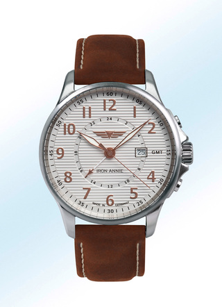 Quartz-Herrenuhr der neuen Serie "Iron Annie Wellblech"