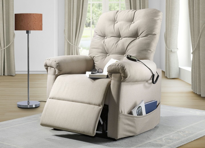 TV-Sessel / Relax-Sessel - TV-Sessel mit Motor und Aufstehhilfe, in Farbe BEIGE Ansicht 1