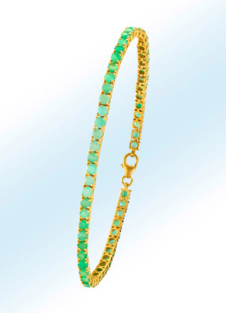Armband mit Smaragden