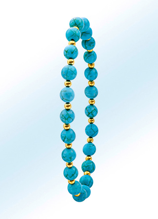 Armband  mit Türkis-Kugeln