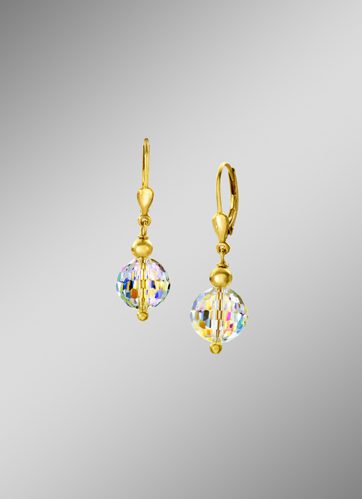 Ohrschmuck - Ohrringe mit Swarovski-Kristalle, in Farbe  Ansicht 1