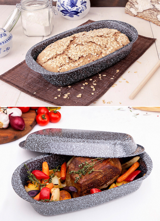 Backen - Brotbackset, 3-teilig, in Granit-Optik, in Farbe GRANIT Ansicht 1