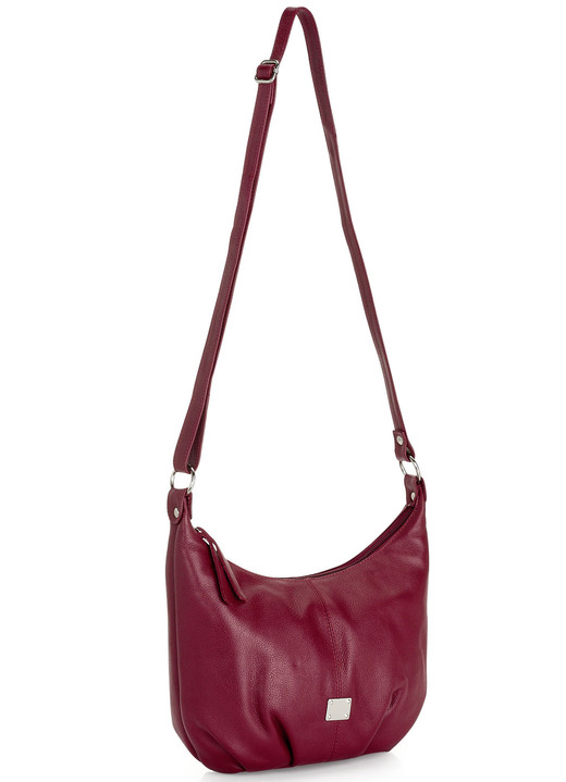 Taschen - Laurina Tasche aus Vollrind-Nappaleder, in Farbe BURGUND