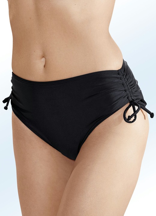 Bikinis - Naturana Zweierpack Bikinihosen, schmal geschnitten, in Größe 038 bis 052, in Farbe 1X SCHWARZ, 1X MARINE Ansicht 1