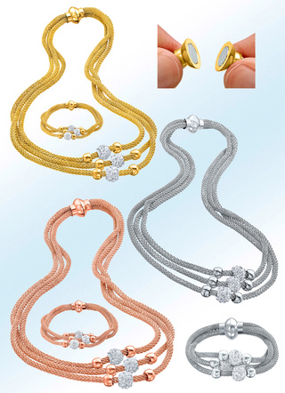 Schmuck-Set 2-teilig mit Magnetverschluss