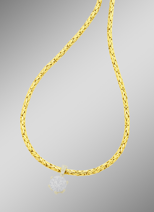 Halsketten - Runde Königskette, in Farbe