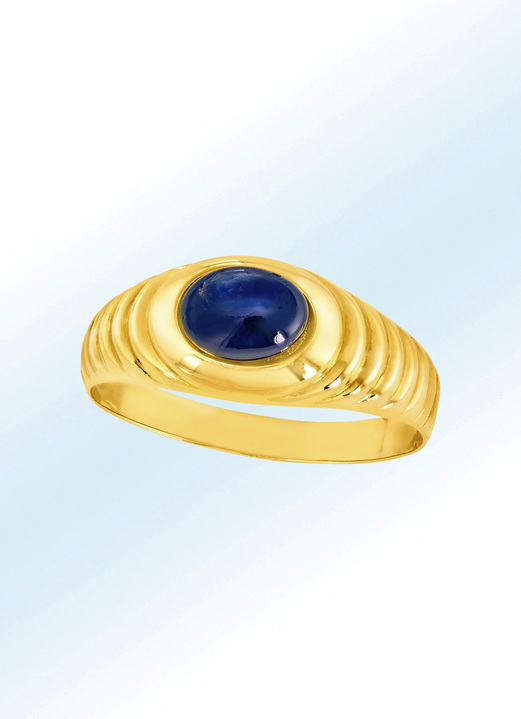 Ringe - Damenring mit echt Safir, in Farbe