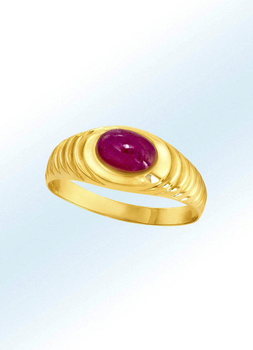 Ringe - Damenring mit echt Rubin, in Farbe