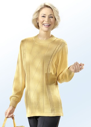 Pullover mit Strukturmuster