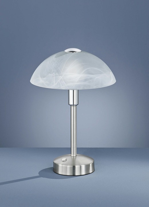 Lampen & Leuchten - LED-Touch-Tischleuchte mit 4-stufiger Touchfunktion, in Farbe NICKEL, MATT
