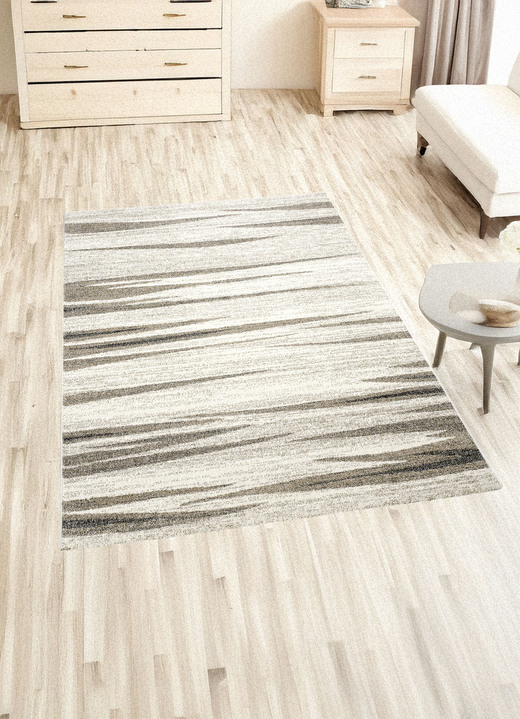 Modern - Moderne Brücke und Teppiche, in Größe 111 (Brücke, 60x110 cm) bis 288 (Teppich, 240x340 cm), in Farbe BEIGE Ansicht 1