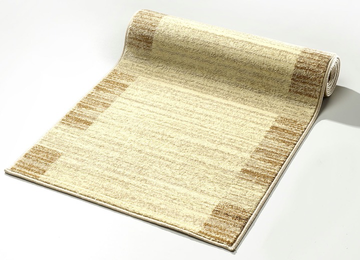 Läufer & Stufenmatten - Ansprechende Läufer in Wunschlänge, in Größe 101 (Läufer, 60 cm breit) bis 106 (Läufer, 100 cm breit), in Farbe BEIGE Ansicht 1