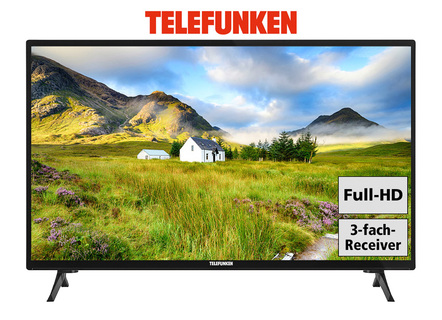 Telefunken Full-HD-LED-Fernseher zum super Preis-/Leistungsverhätnis