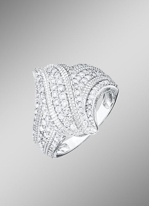 Ringe - Damenring mit 72 Diamanten und 46 Brillanten, in Größe 160 bis 220, in Farbe  Ansicht 1
