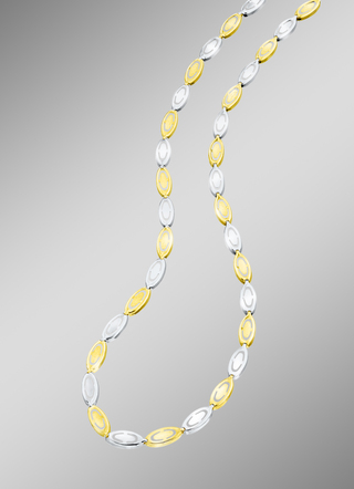 Halskette in Bicolor, mit Karabiner