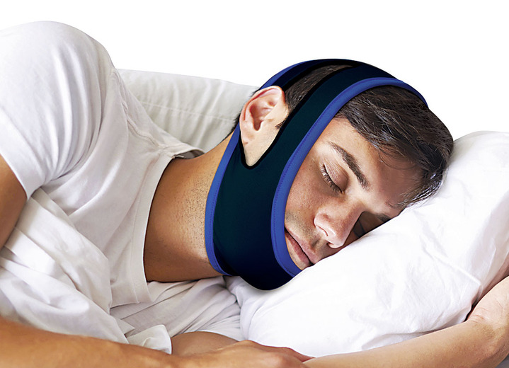 Gesunder Schlaf - Anti-Schnarchband, in Farbe BLAU