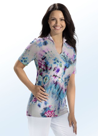 Longshirt mit farbbrillantem Inkjet-Druck