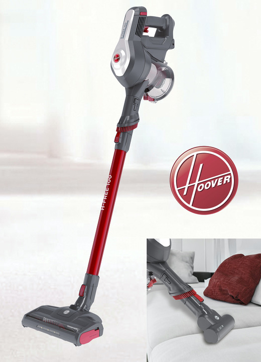 - Hoover H-Free PETS HF122GPT Akku-Handstaubsauger, in Farbe GRAU-ROT Ansicht 1