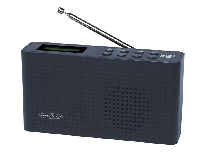 Musikanlagen - Tragbares DAB+ Radio mit integriertem Akku, in Farbe ANTHRAZIT