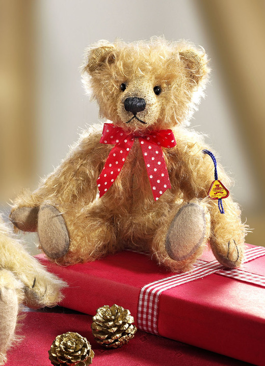 - Teddybären aus Mohairplüsch, in Farbe HONIG, in Ausführung Teddybär, Heribert Ansicht 1