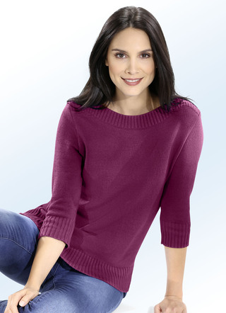 Pullover mit recycelter Baumwolle