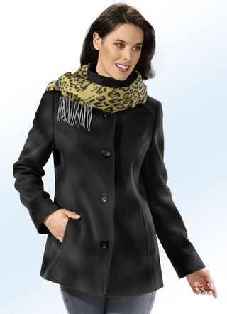 Jacke in 2 Farben mit Knopfleiste