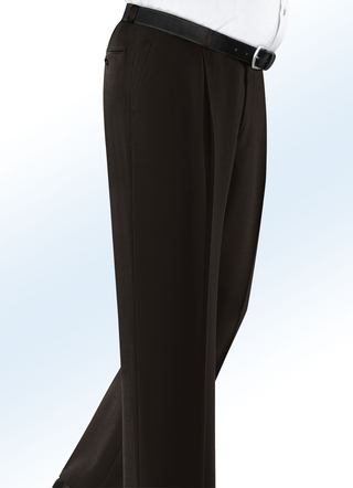 "Klaus Modelle"-Unterbauch-Hose mit Bundfalten