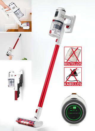 Akku-Handstaubsauger mit automatischer Regelung der Saugleistung