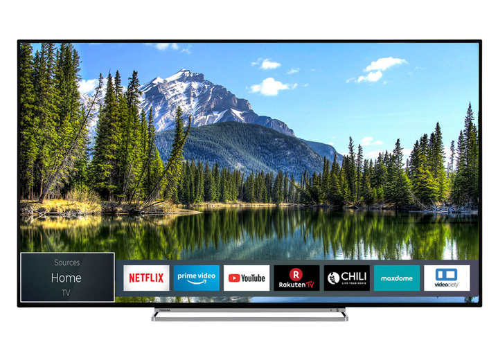 Toshiba 4K-Ultra-HD-LED-Fernseher in verschiedenen Größen ...