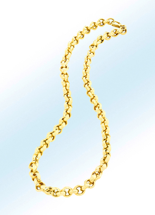 Halsketten - Erbskette in klassischem Design, in Farbe