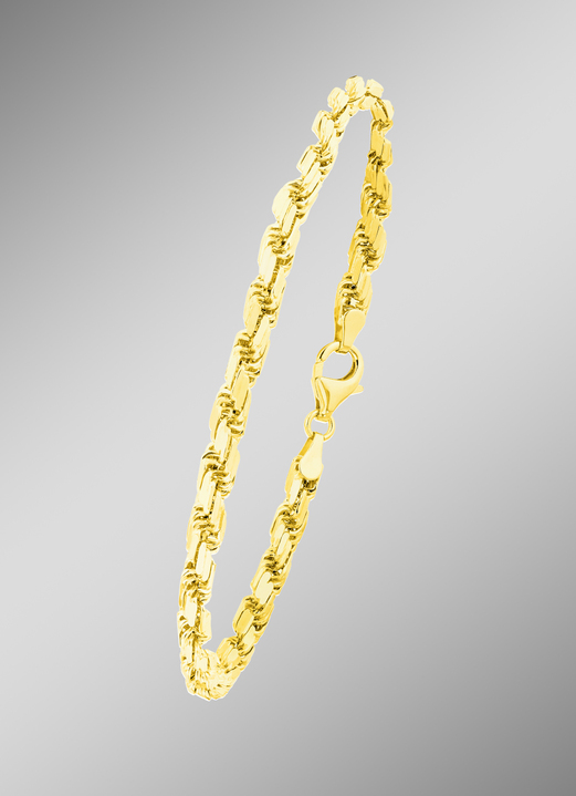 - Diamantiertes Kordelketten-Armband, in Farbe  Ansicht 1