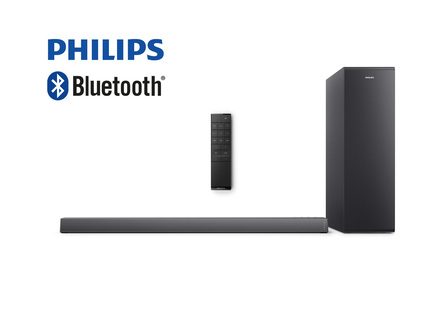 Philips 2.1 Soundbar mit kabellosem Subwoofer