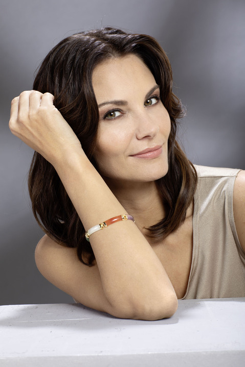 - Armband mit feiner Jade, in Farbe  Ansicht 1