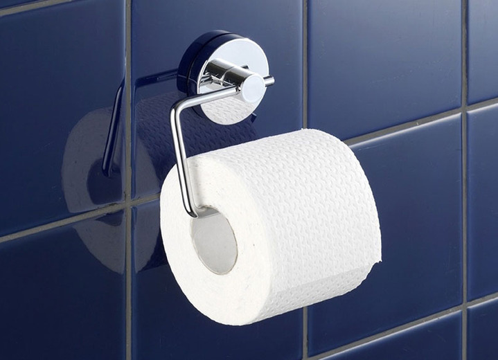 - Vacuum-Loc-System® - Die perfekte Aufbewahrungslösung für Ihr Bad, in Farbe SILBER, in Ausführung WC-Rollenhalter Ansicht 1