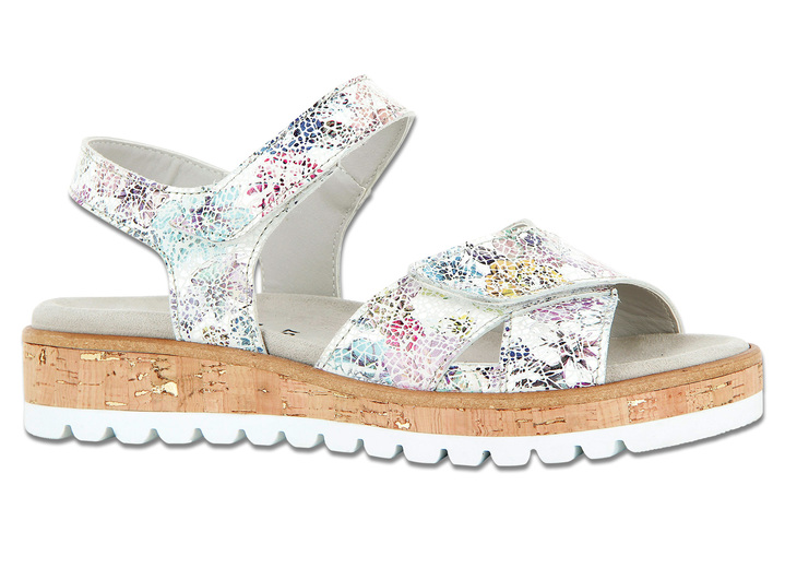 - FLORETT Leder Sandalette, in Größe 036 bis 042, in Farbe MULTICOLOR