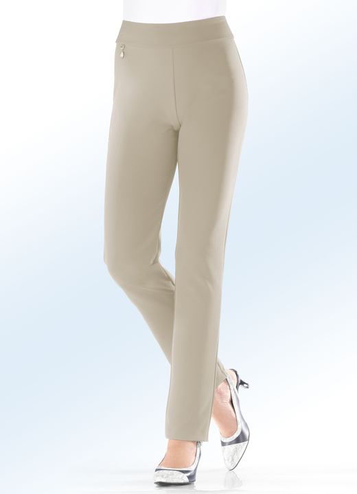 Hosen - Hose mit eingearbeitetem Shaping-Einsatz, in Größe 018 bis 235, in Farbe BEIGE Ansicht 1