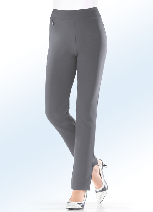Hosen - Hose mit eingearbeitetem Shaping-Einsatz, in Größe 018 bis 235, in Farbe MITTELGRAU Ansicht 1