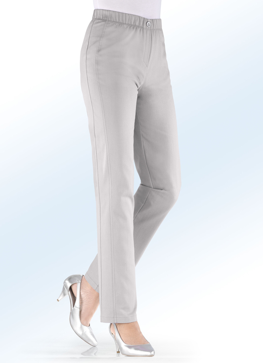 Hosen - Hose in Jeans-Optik, in Größe 019 bis 245, in Farbe HELLGRAU Ansicht 1