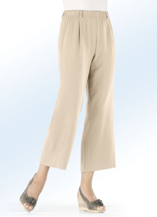 Hosen - Hose in aktueller, verkürzter Länge, in Größe 018 bis 052, in Farbe BEIGE Ansicht 1